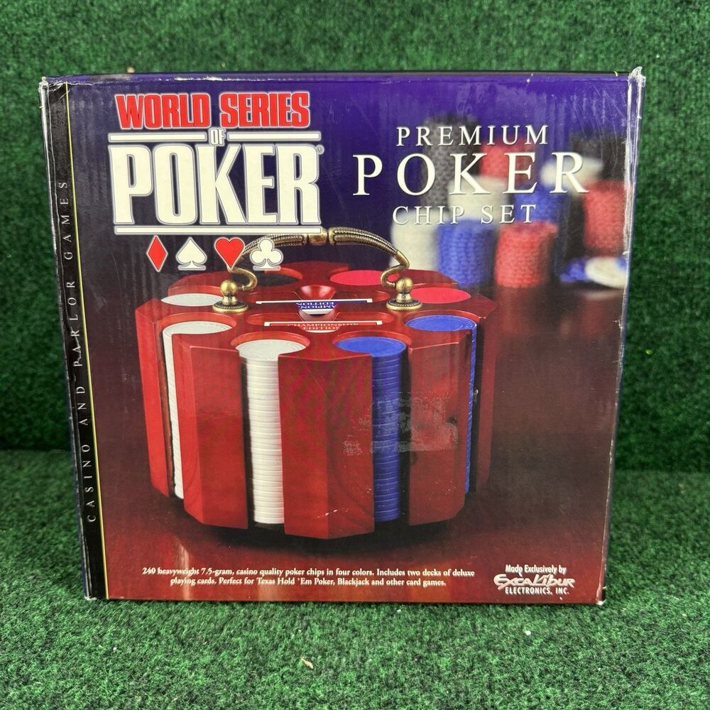 World Series of Poker Premium Heavyweight Poker Chip Set Casino Quality